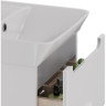 Тумба LEMARK BUNO 45 см под раковину, подвесная/напольная, 2 ящика, белый глянец LM04B45T
